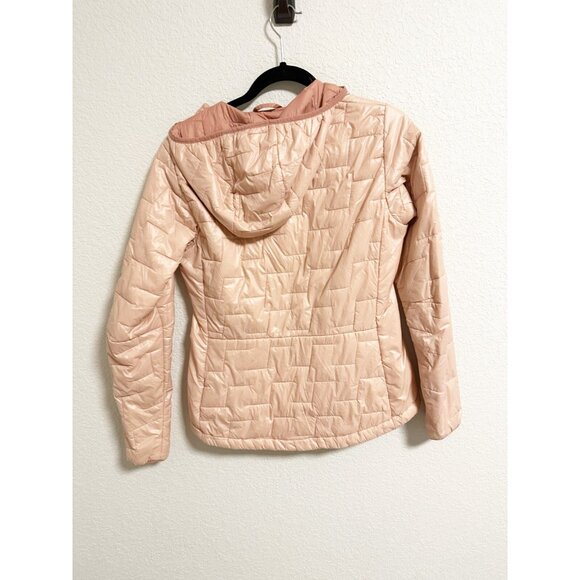 Helly Hansen Womens Lifaloft Hooded Insulator Puffer Jacket Full Zip Pink Small - Picture 3 of 7